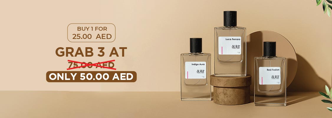 auraplus perfume, landing page, 50 aed